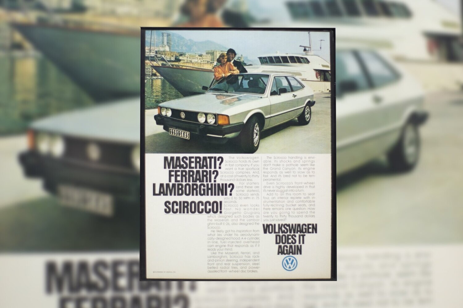 Volkswagen Scirocco - Scirocco! | Type Schrift