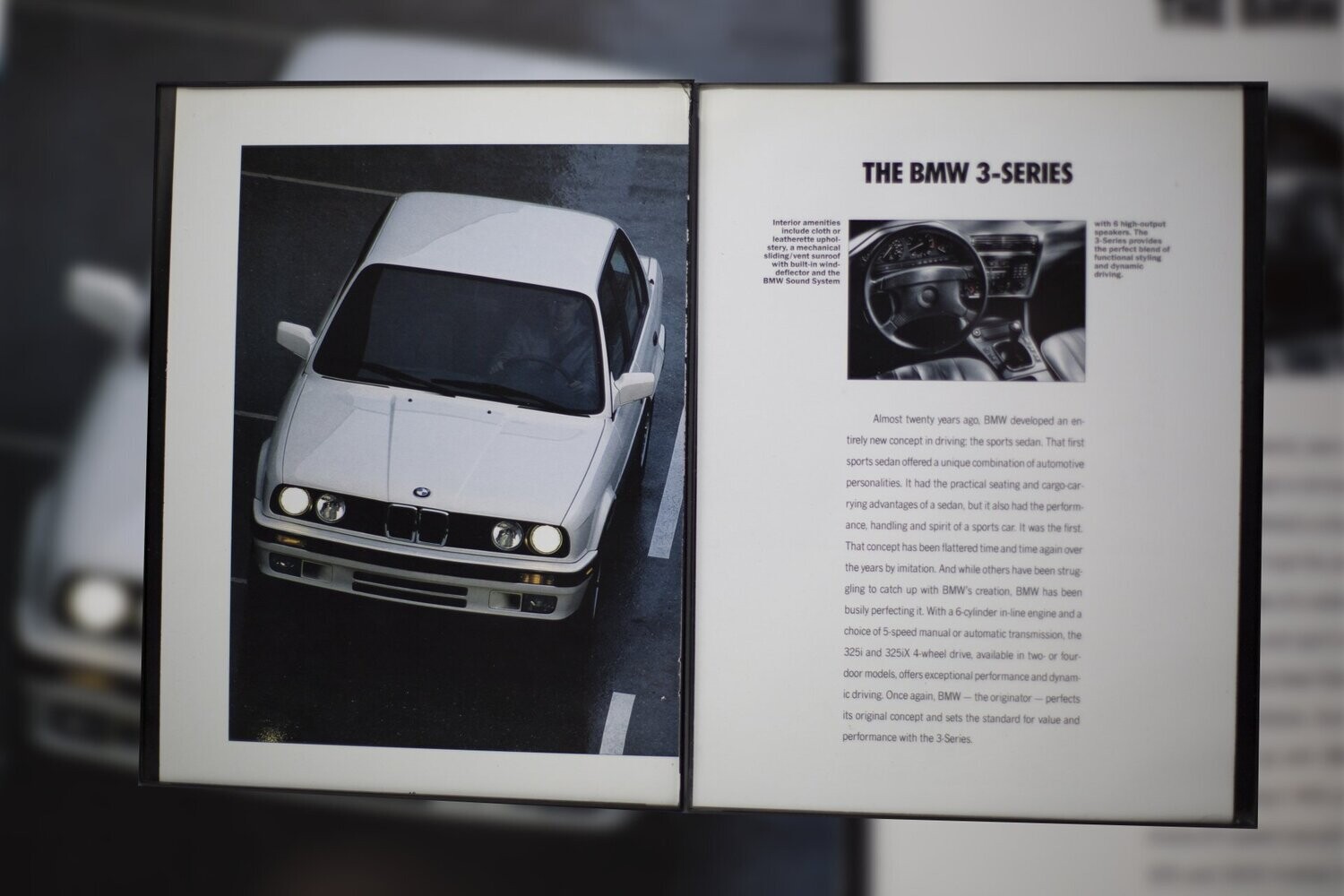 BMW E30 - The 3 Series | Type Schrift