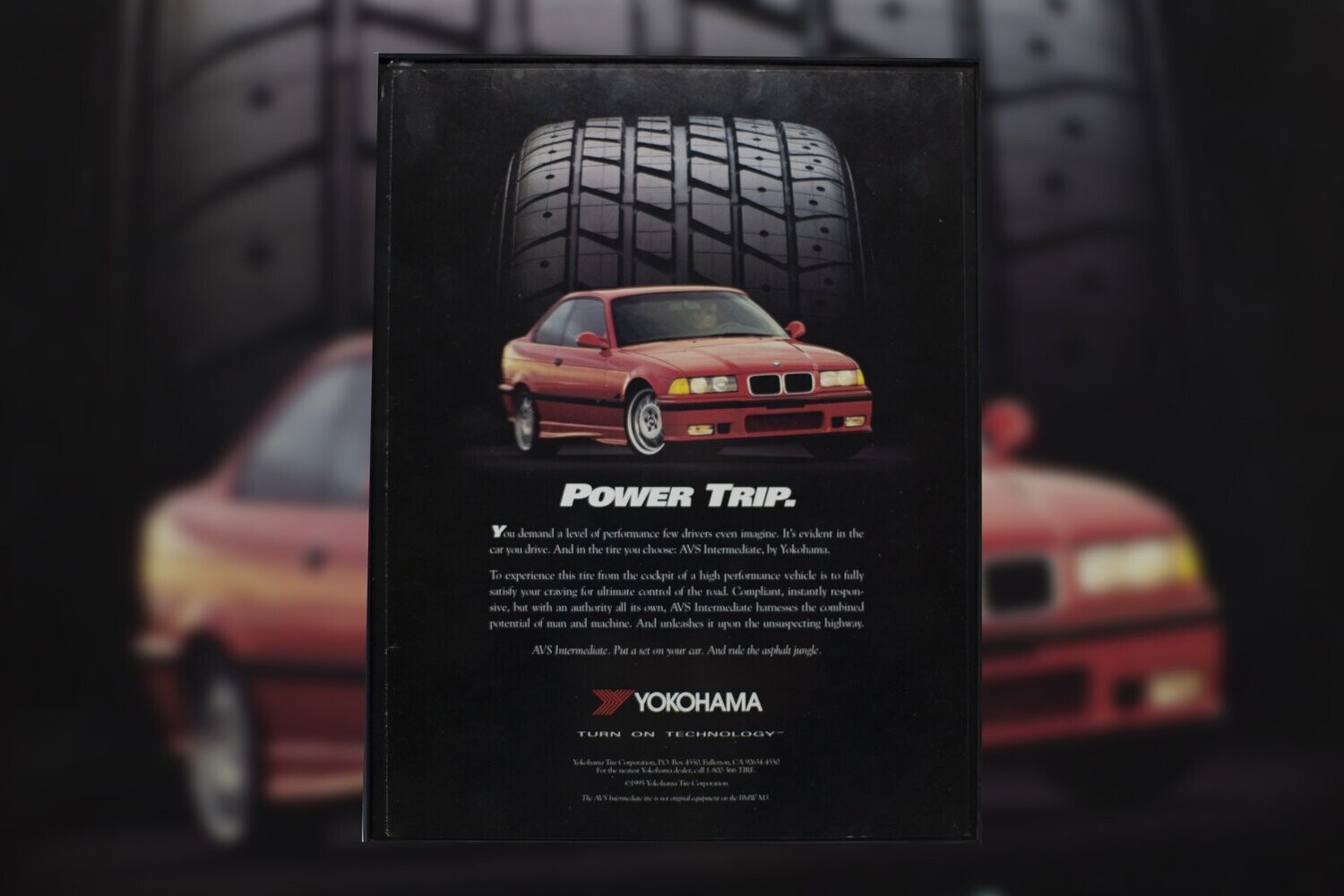 BMW E36 - Yokohama | Type Schrift