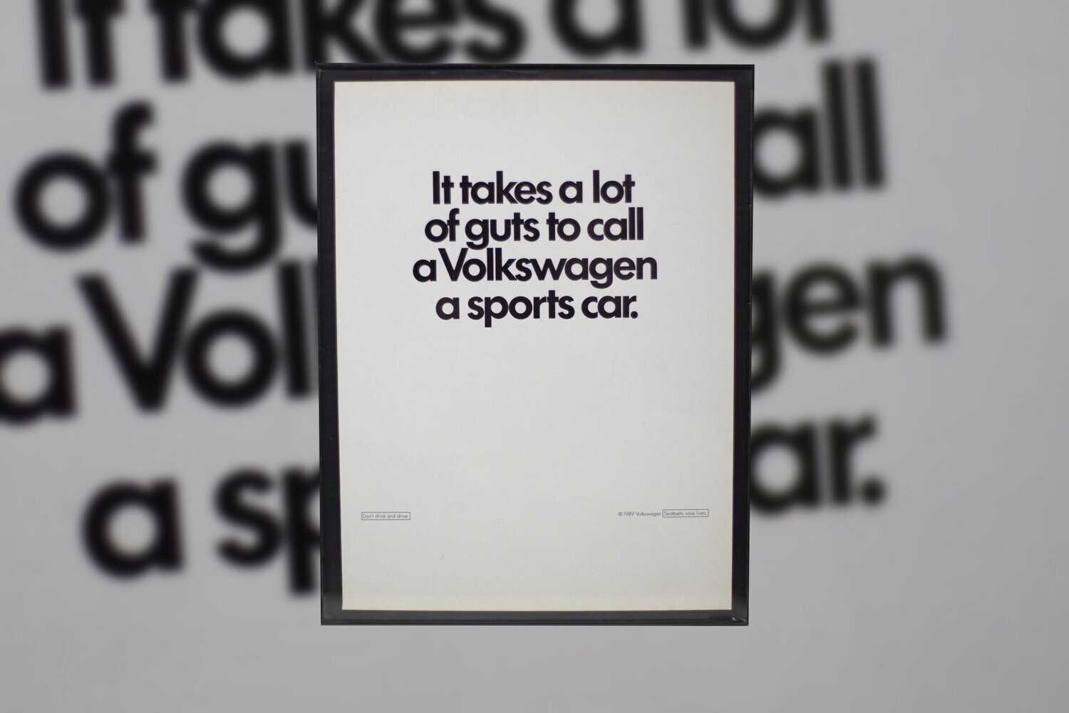 Volkswagen Sports Car - Guts | Type Schrift