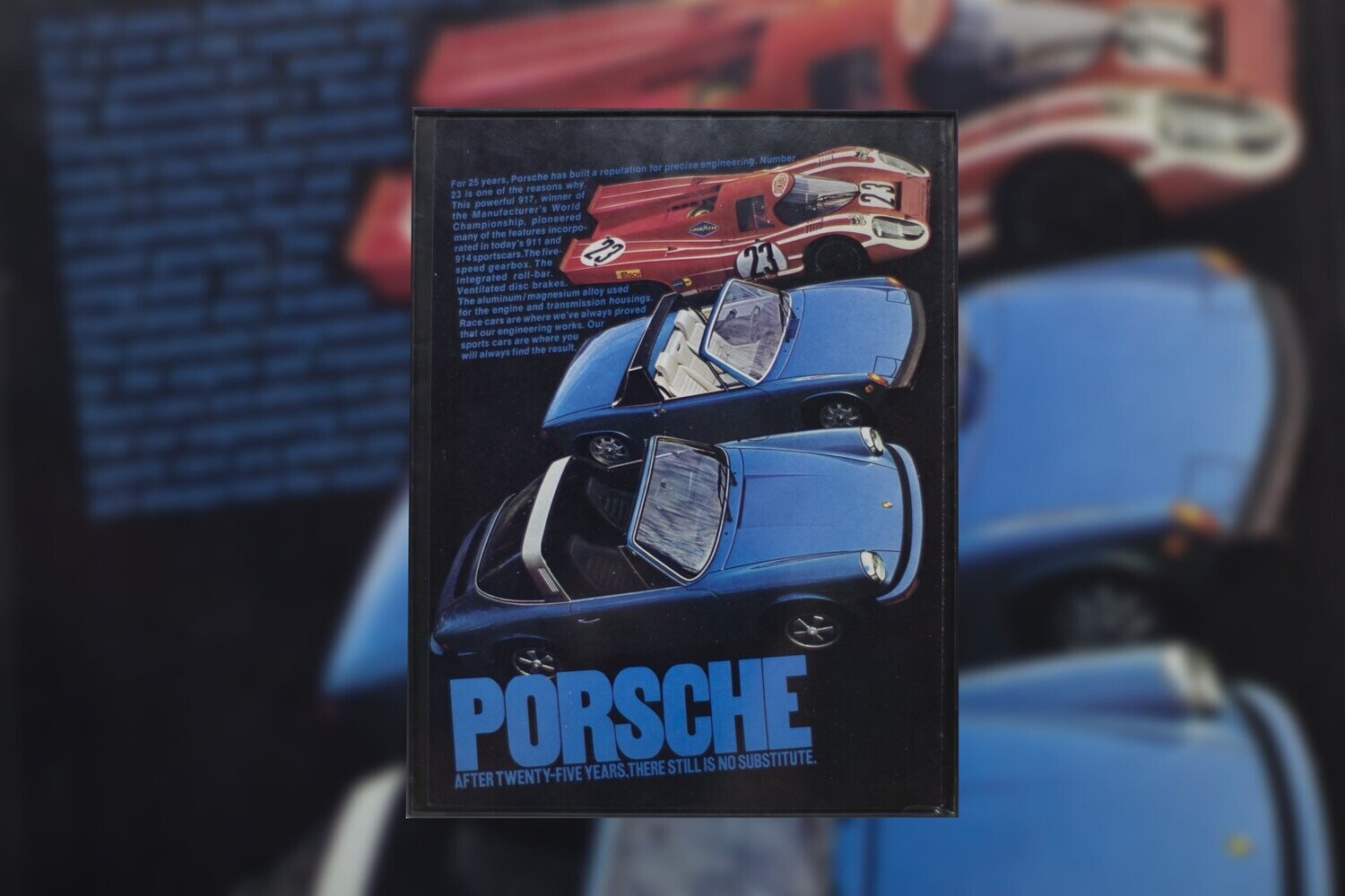 Porsche - 25 Years 917K | Type Schrift