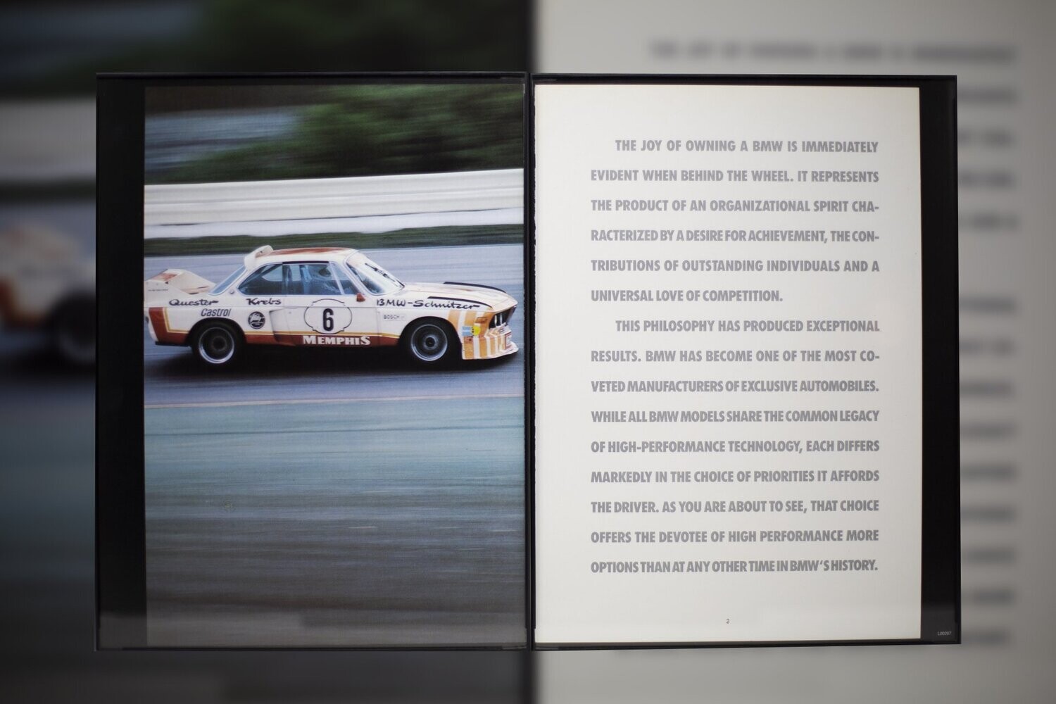 The BMW Collection - Joy Of Owning | Type Schrift