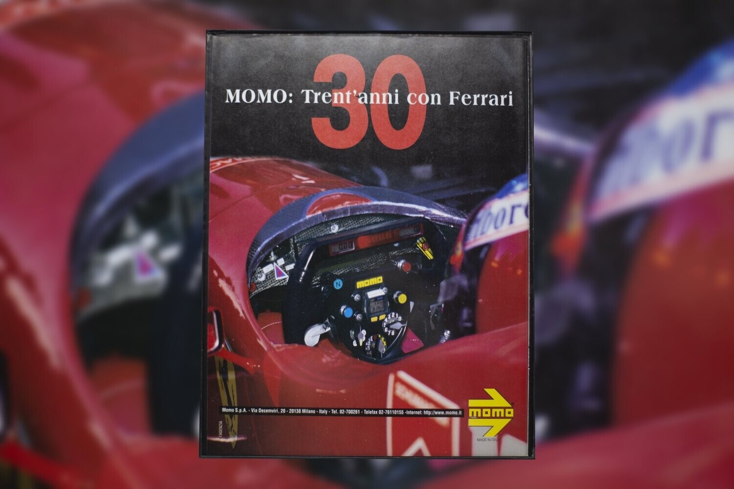 Ferrari Motorsport - 30 Years with Momo | Type Schrift
