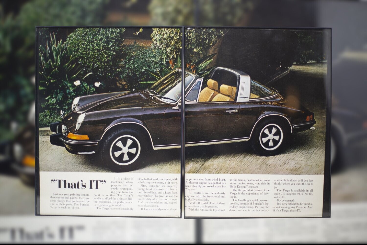 1973 Porsche 911 Targe - That's IT" | Type Schrift
