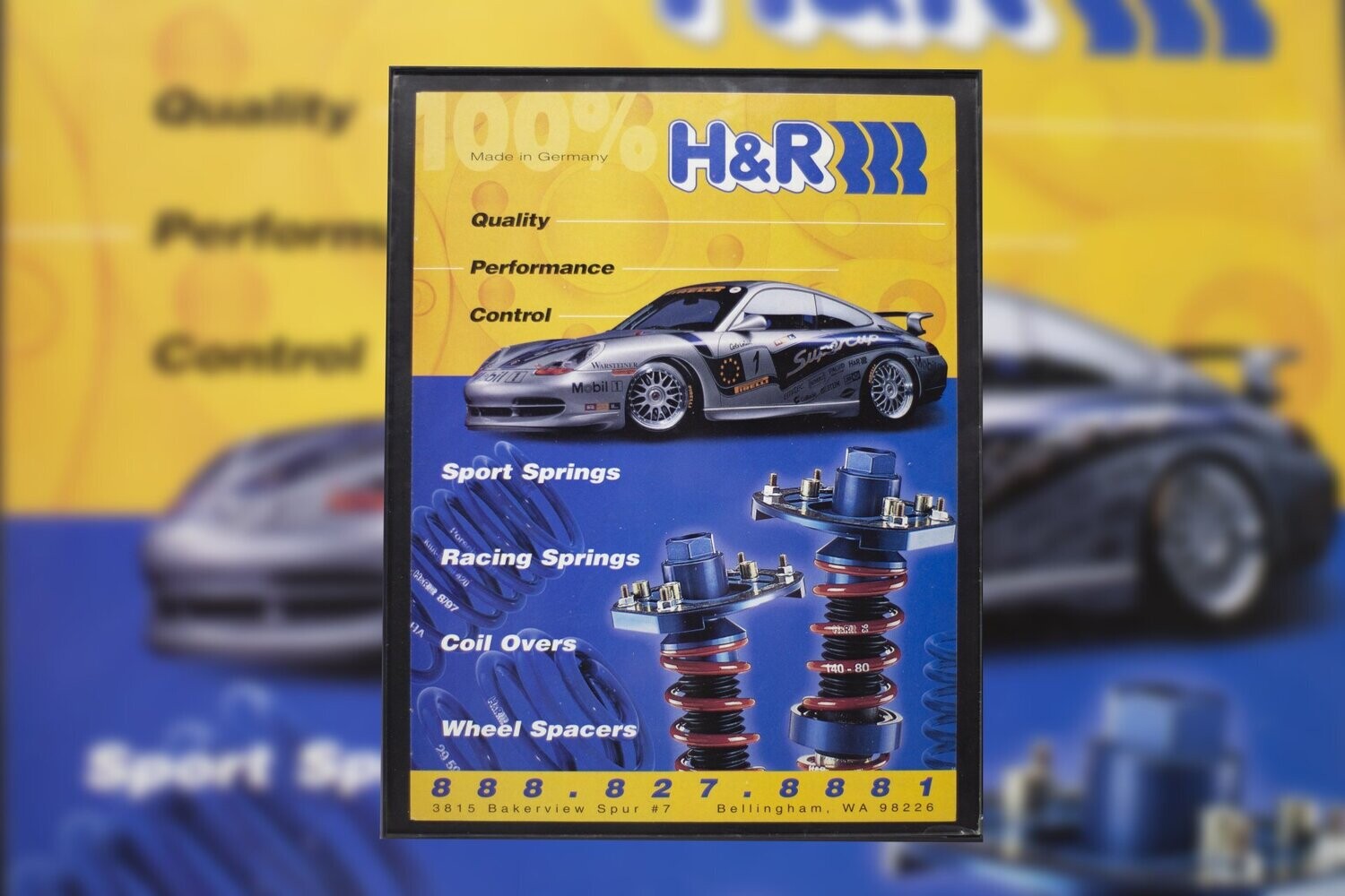 Porsche 996 SuperCup - H&R | Type Schrift