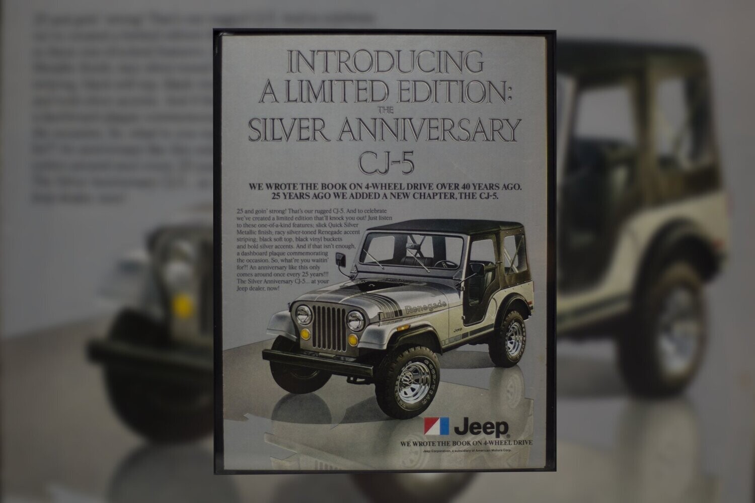 1979 Jeep CJ-5 - Silver Anniversary | Type Schrift