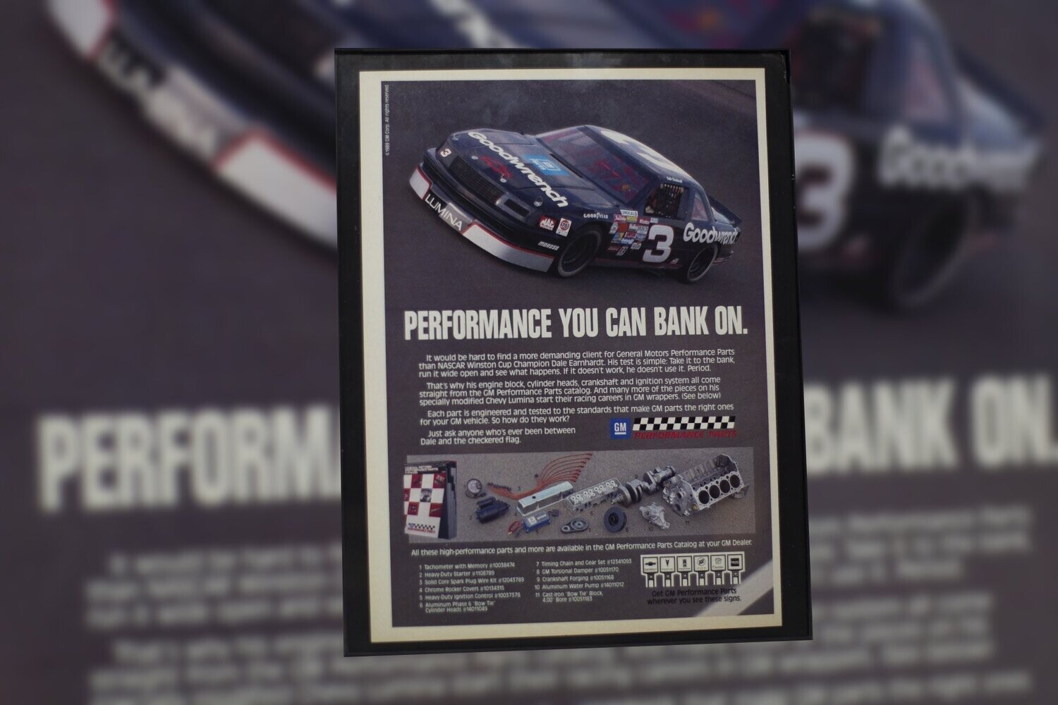 GM Performance Parts - Dale Earnhardt | Type Schrift