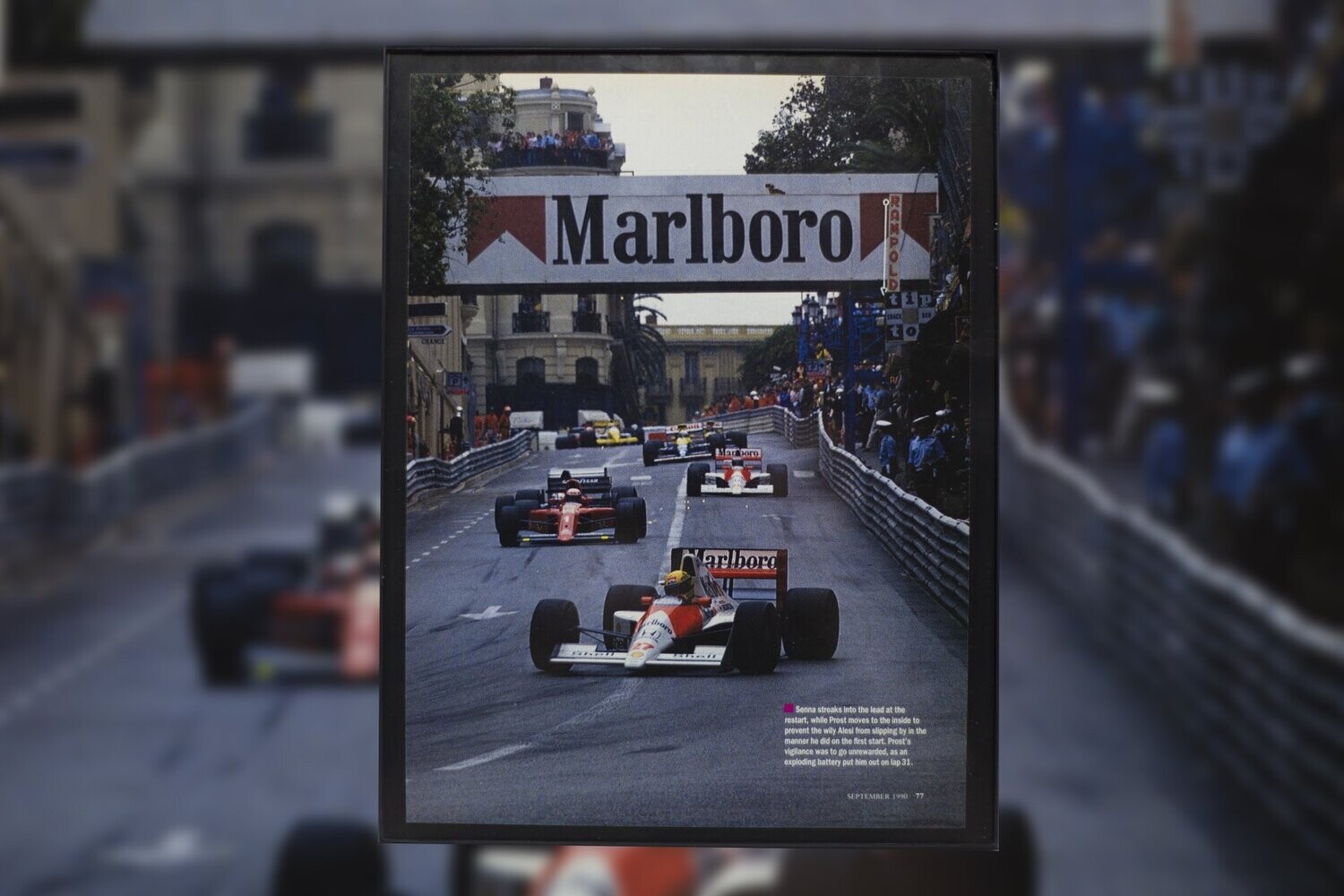 Senna - Marlboro F1 | Type Schrift