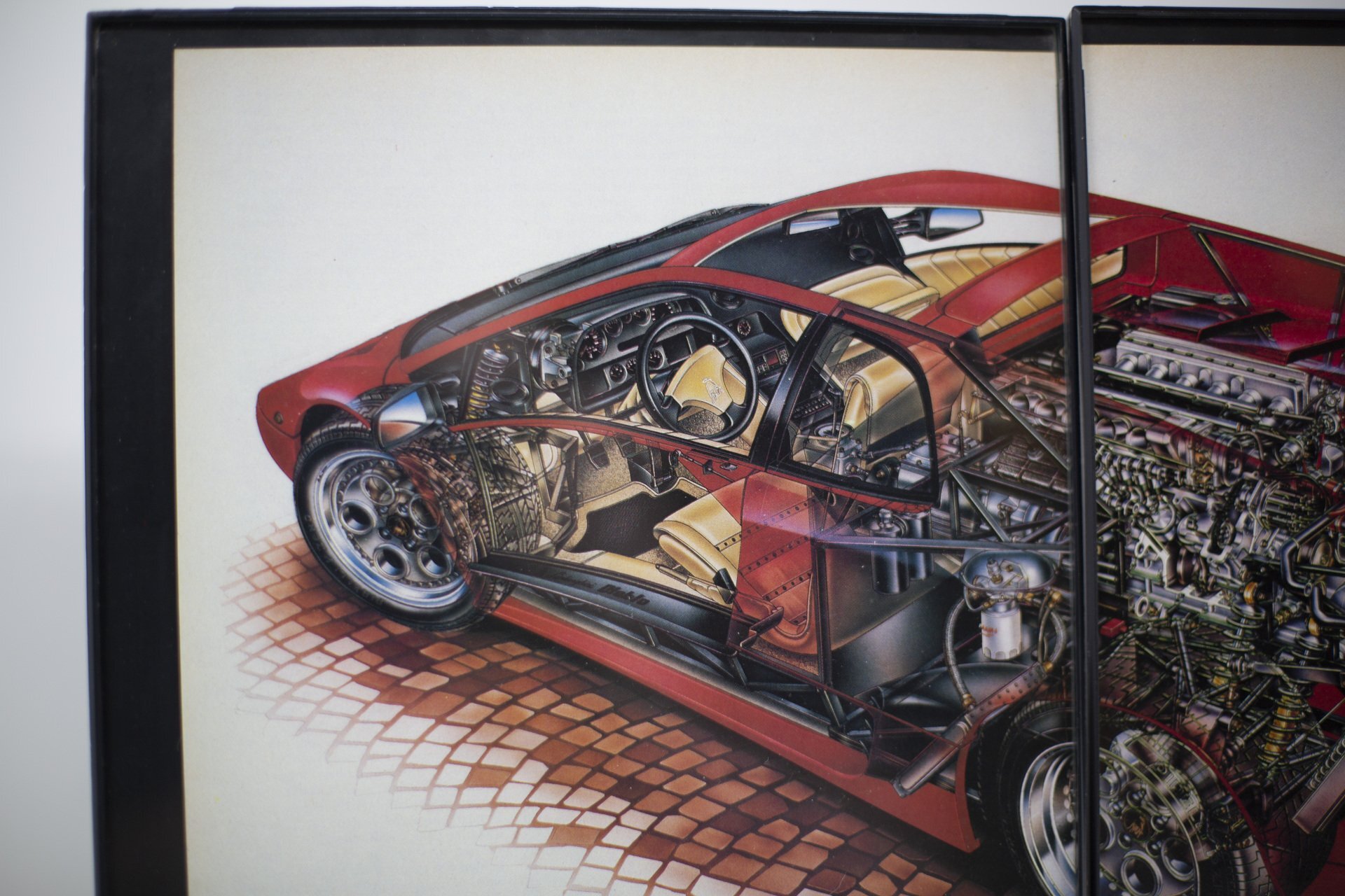 Lamborghini Diablo - Cut Away | Type Schrift