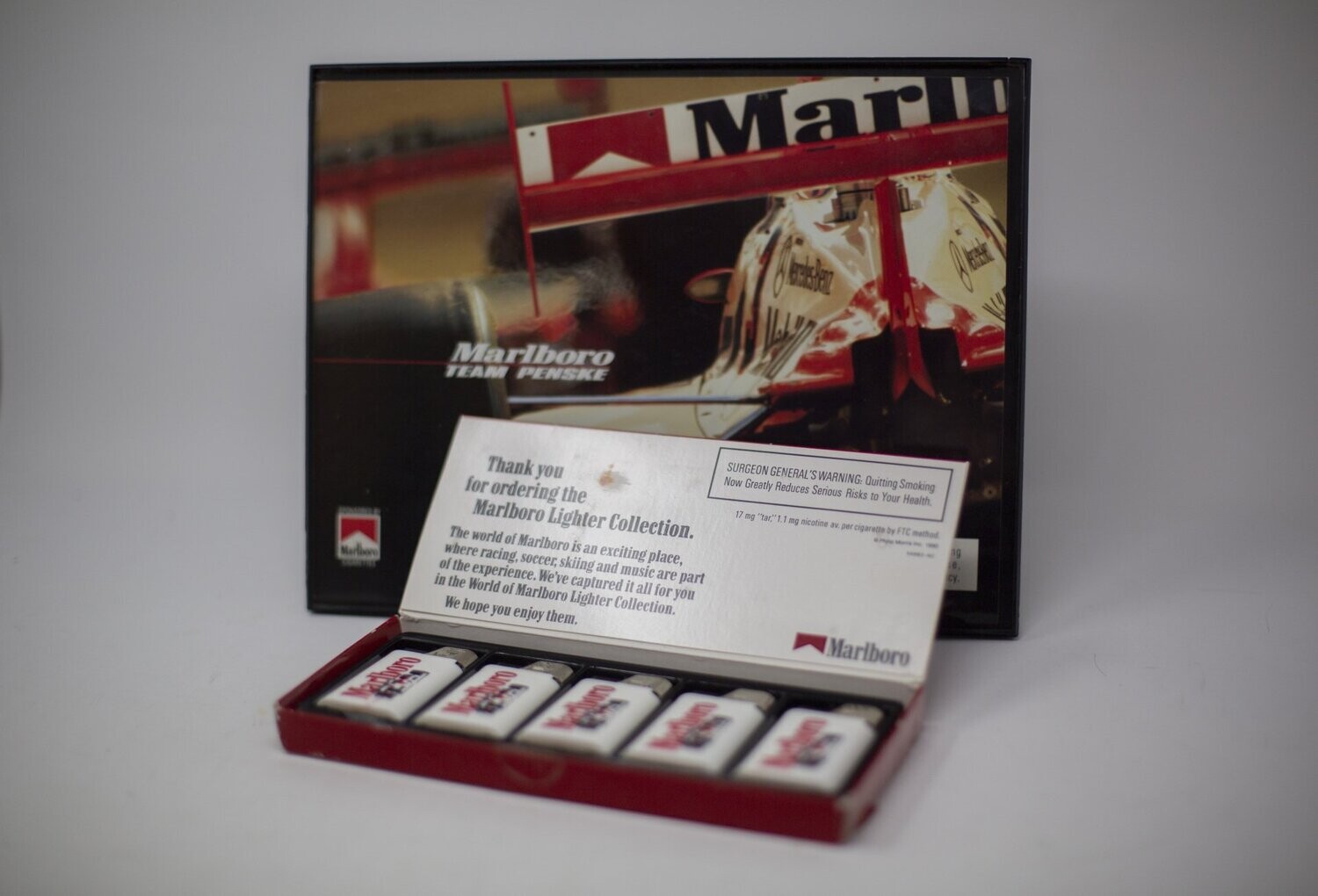 Marlboro Racing Lighters - 1990 F1 | Type Schrift