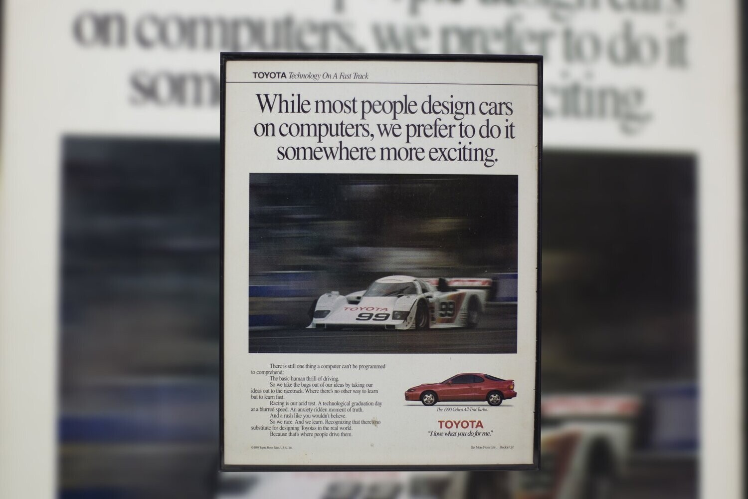 Toyota Motorsport - Eagle HF89 | Type Schrift
