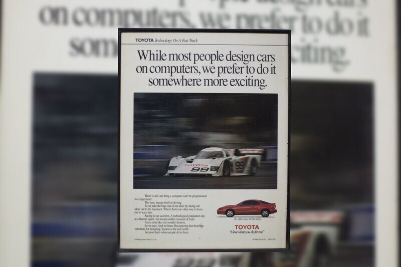 Toyota Motorsport - Eagle HF89 | Type Schrift