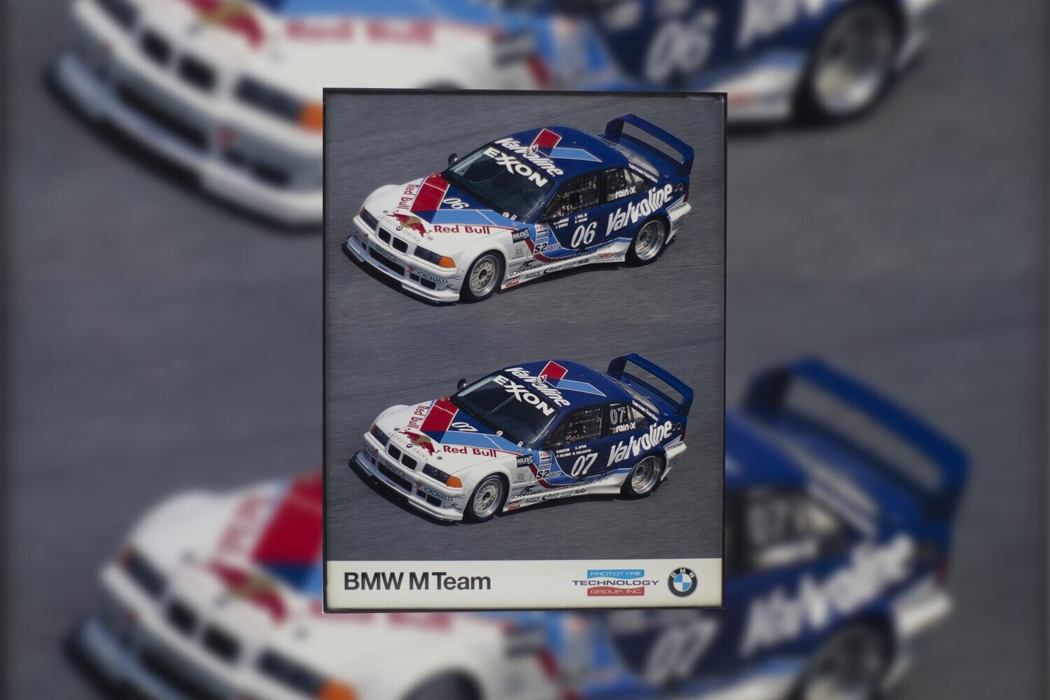 BMW M Team - PTG Valvoline E36 M | Type Schrift