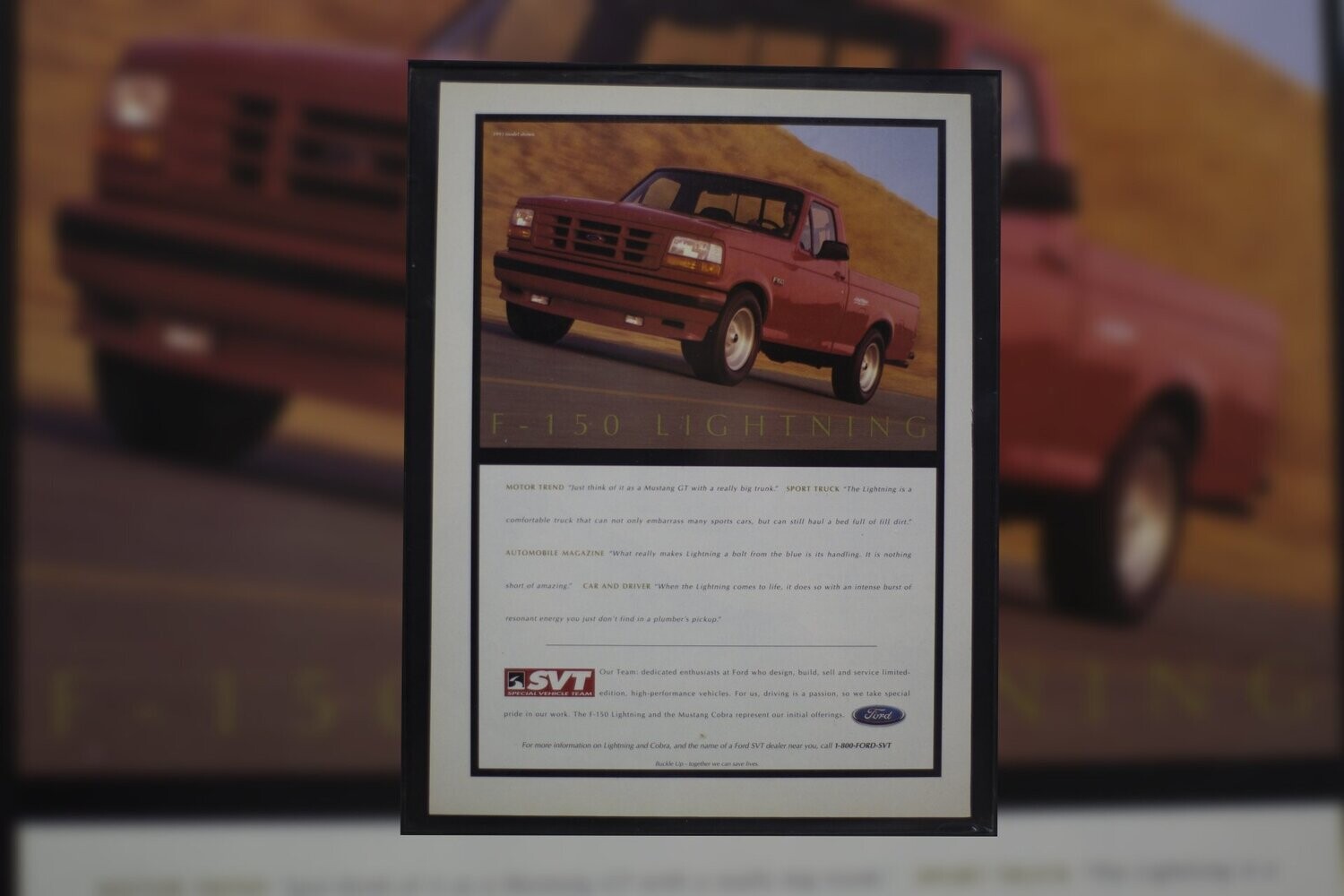 1993 Ford F150 - SVT Lightning | Type Schrift