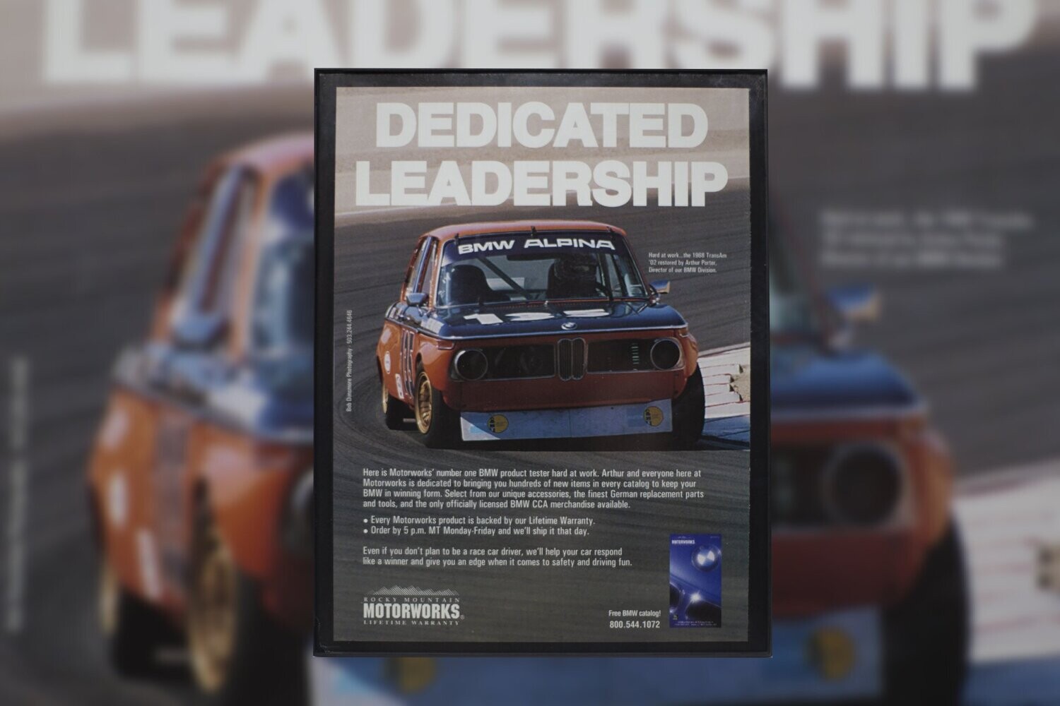 BMW 2002 - Dedicated Leadership | Type Schrift