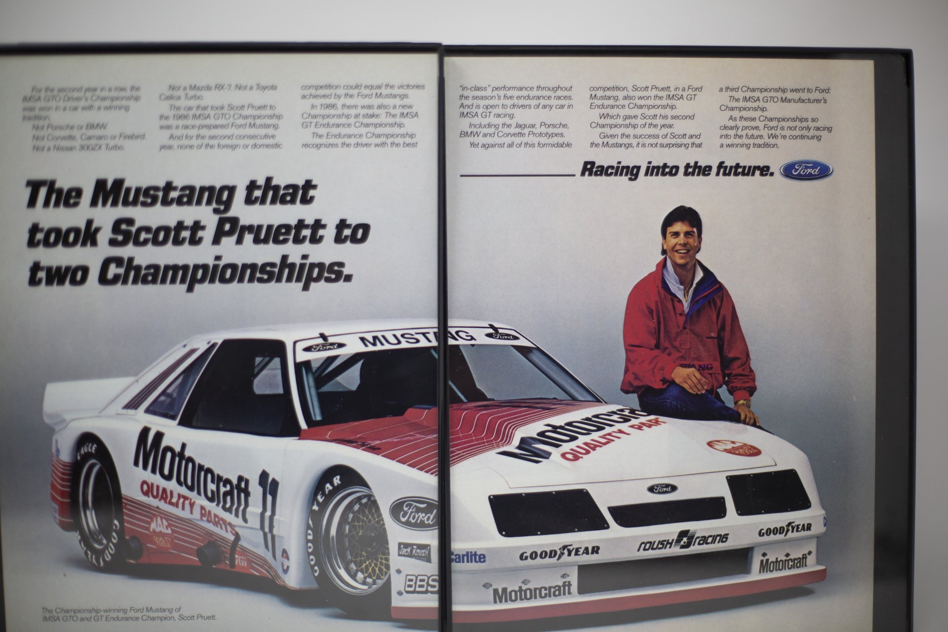 Scott Pruett - 1986 Foxbody IMSA | Type Schrift