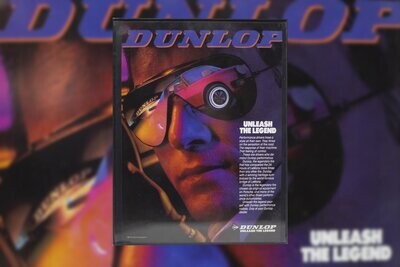 1987 Dunlop - Porsche | Type Schrift