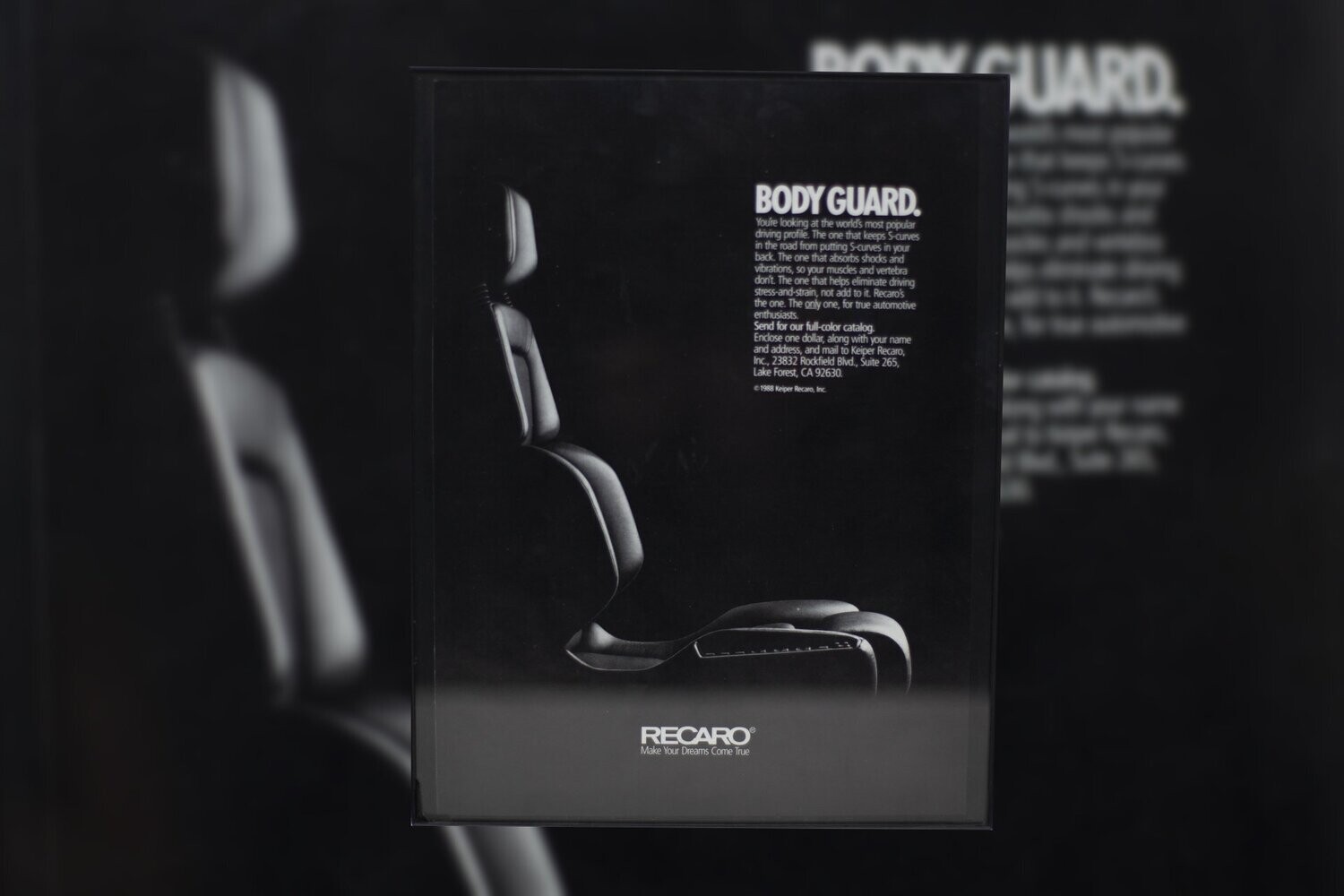 Recaro - Body Guard | Type Schrift