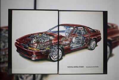Mk3 Supra Turbo - Cut Away | Type Schrift