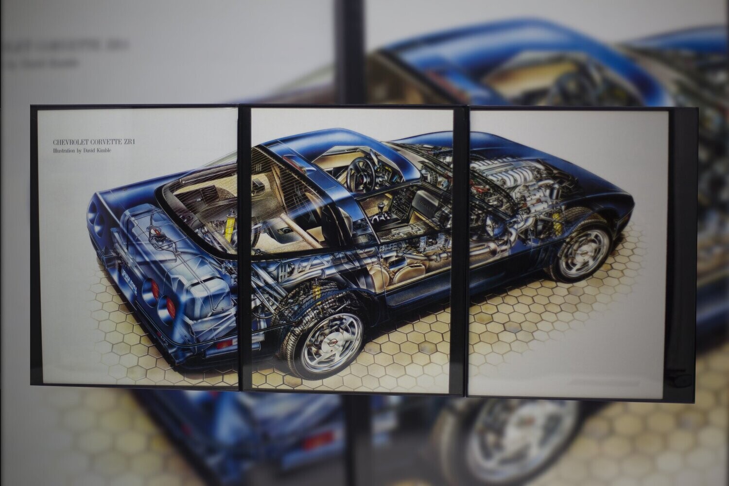 C4 Corvette - ZR1 Cut Away | Type Schrift