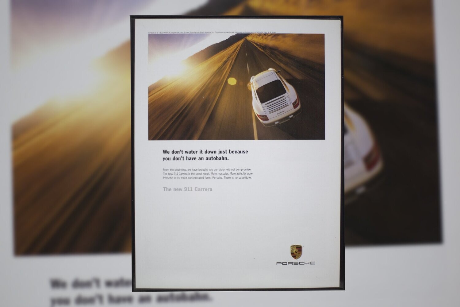 Porsche 911 - 997 Autobahn | Type Schrift
