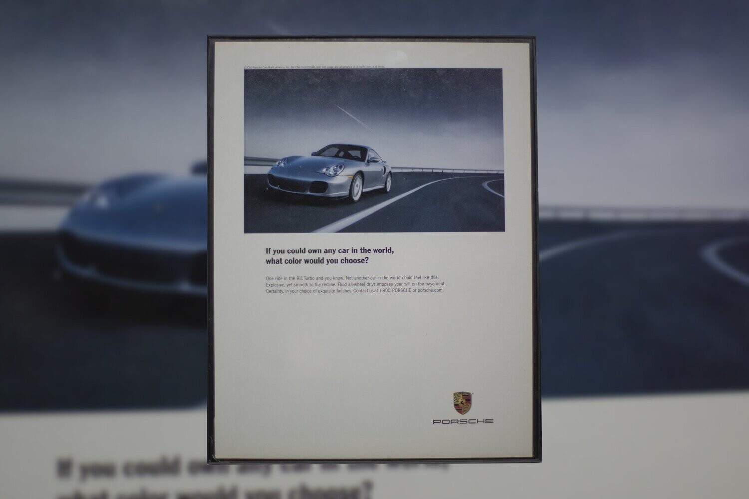Porsche 996 Turbo - Any Car in the World | Type Schrift