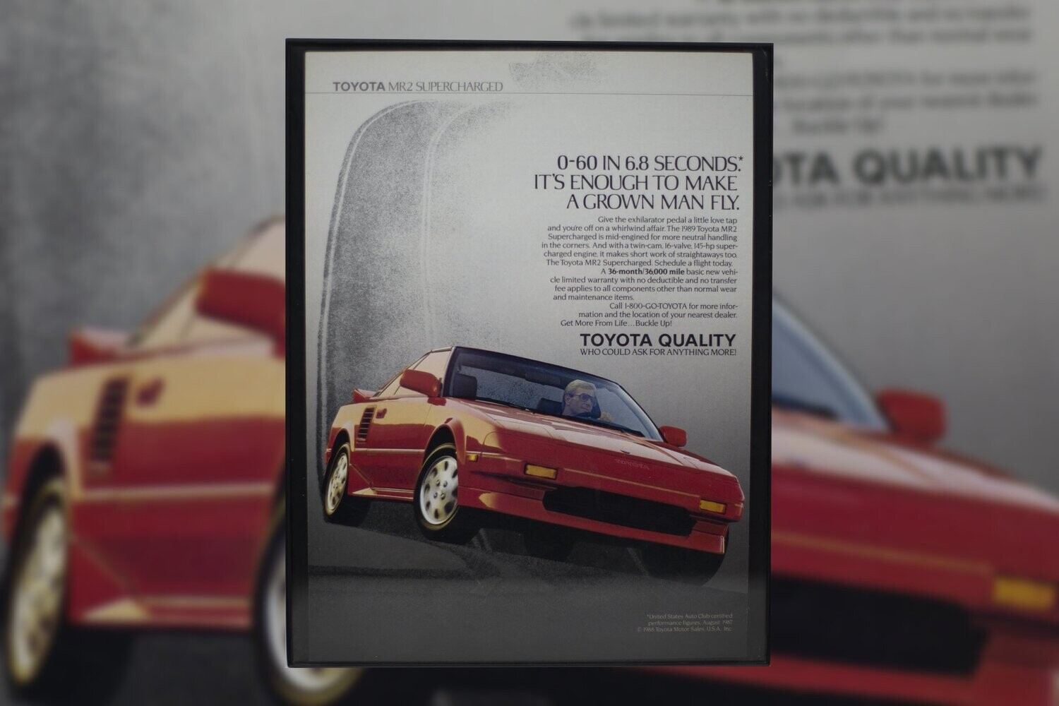 Toyota W10 MR2 - Grown Man Fly | Type Schrift