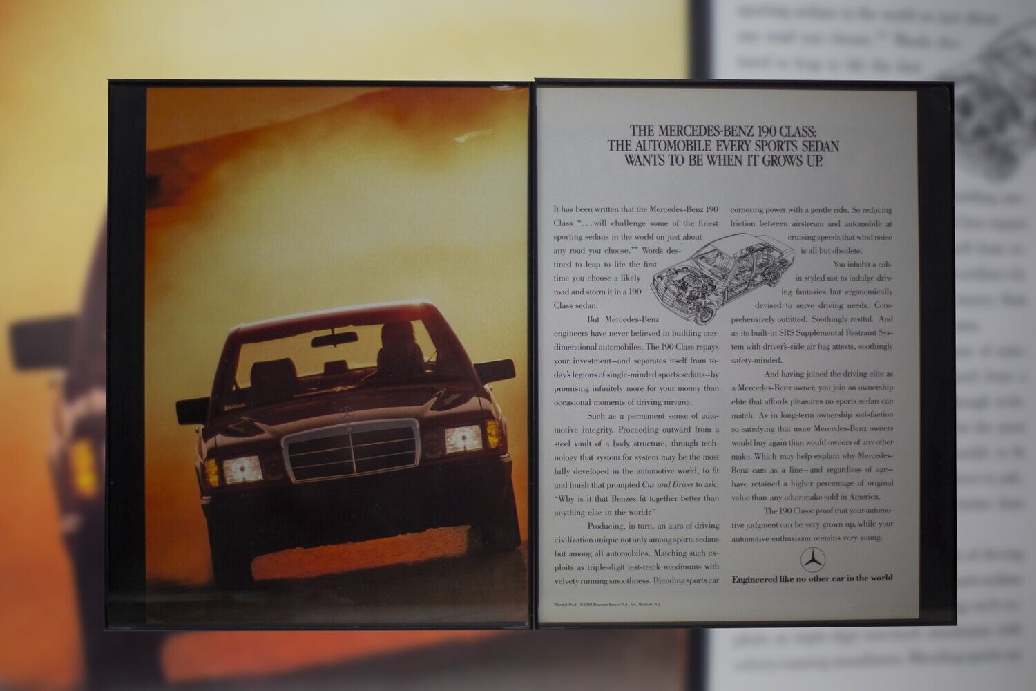 Mercedes Benz - 190e | Type Schrift