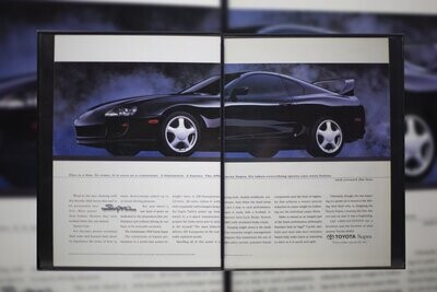 MK4 Toyota Supra - A Line | Type Schrift