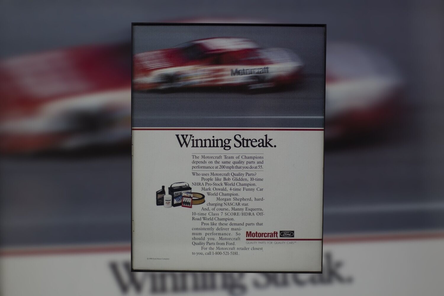 Ford Motorcraft - Winning Streak | Type Schrift