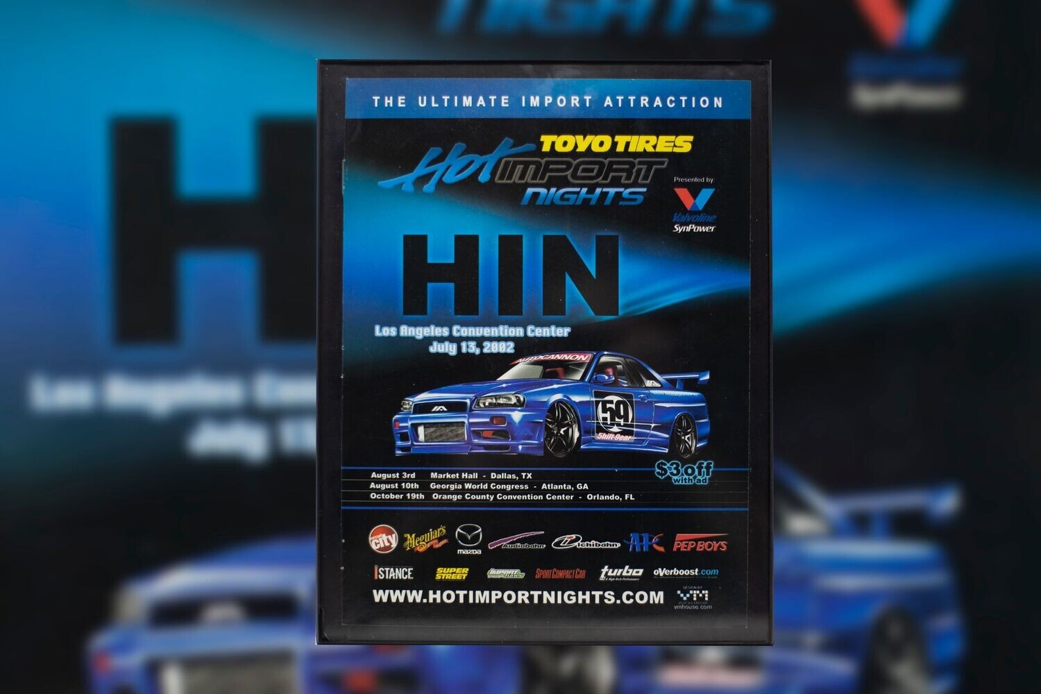 Hot Import Nights - 2002 | Type Schrift