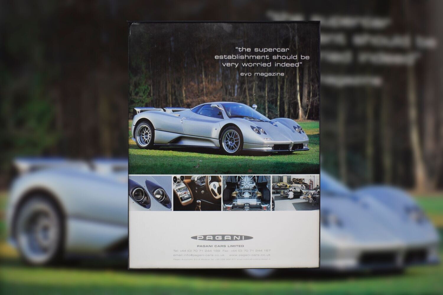 Pagani Cars Limited - Zonda C12 | Type Schrift