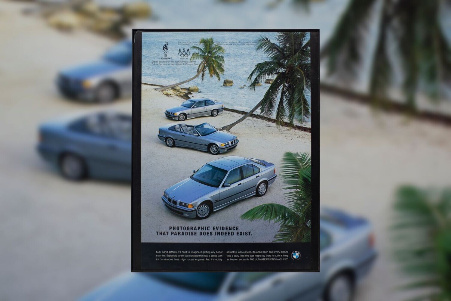 BMW E36 - Paradise | Type Schrift