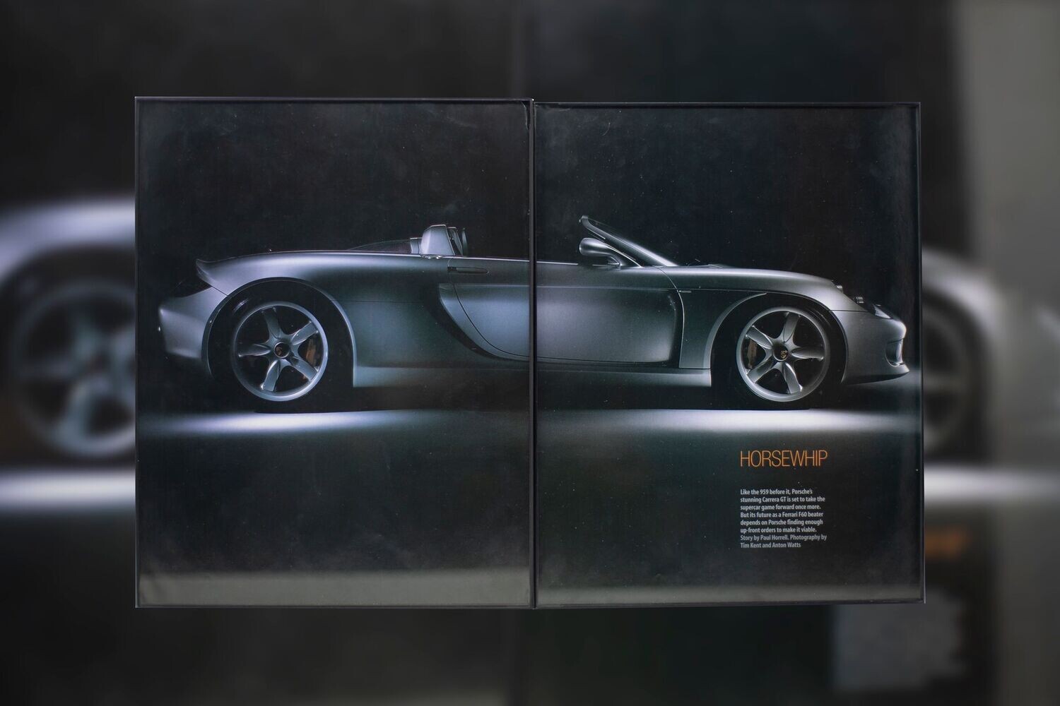 Porsche Carrera GT - Horsewhip | Type Schrift