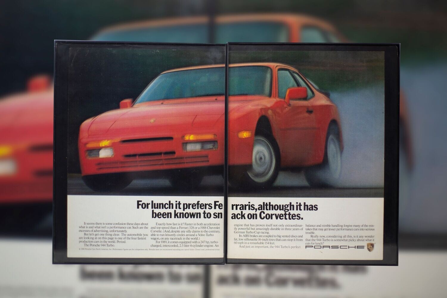 Porsche 951 - Ferraris For Lunch | Type Schrift
