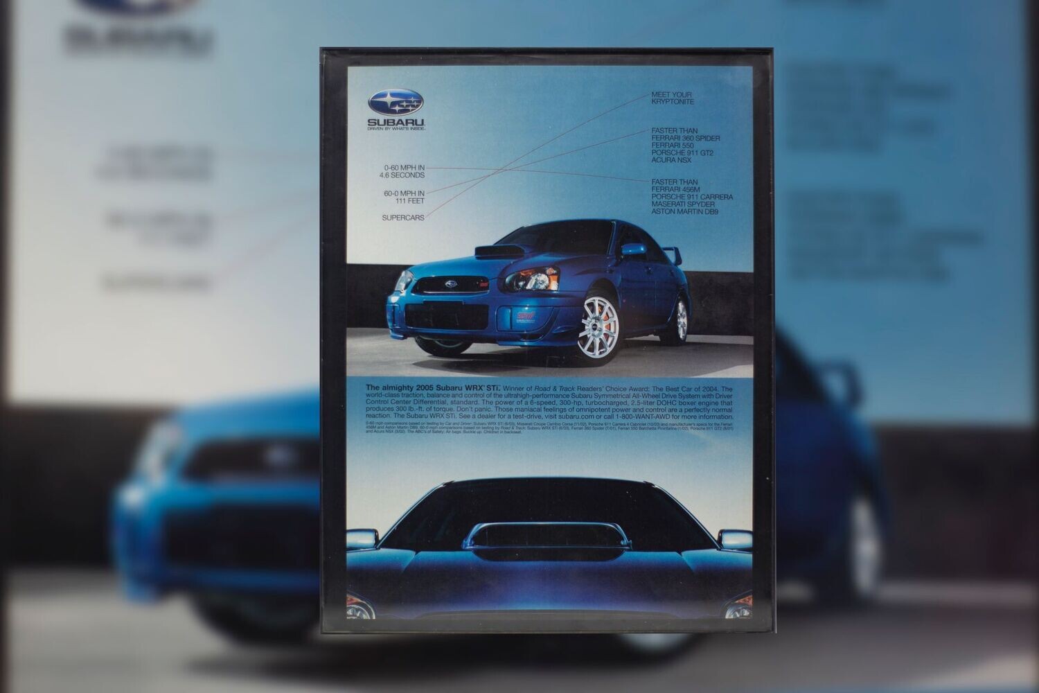 Subaru STI - Blobeye | Type Schrift