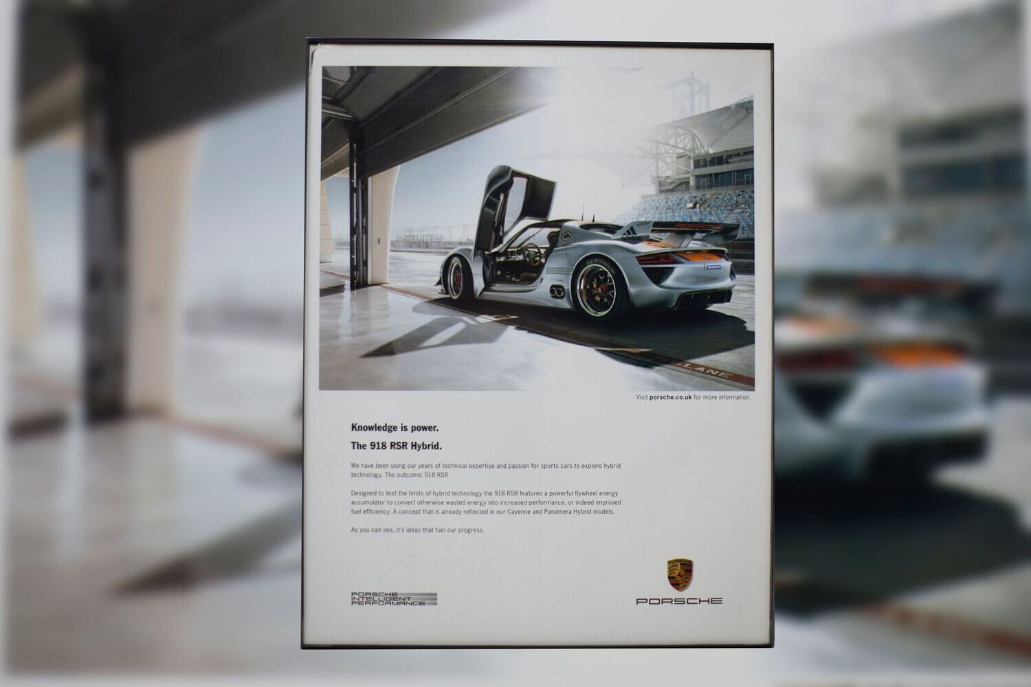 Porsche 918 RSR - Knowledge | Type Schrift