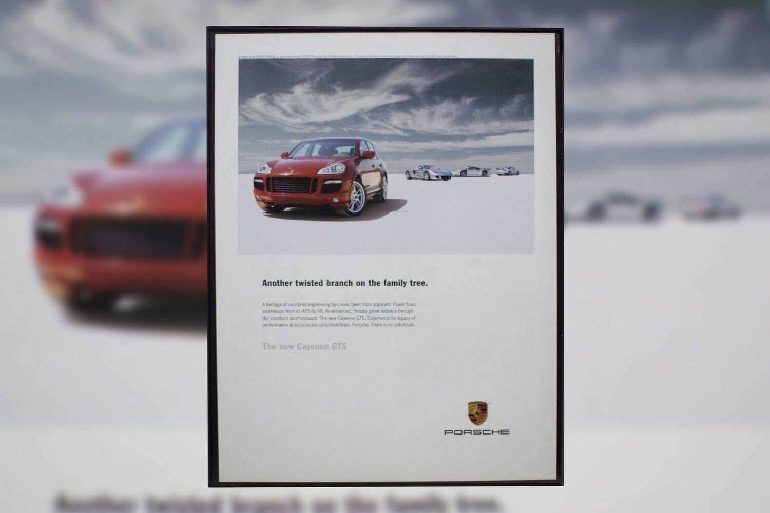 Porsche Cayenne GTS - Family Tree | Type Schrift