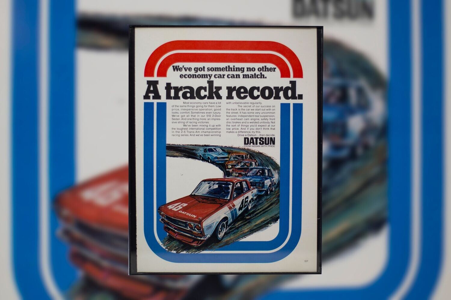 1971 Datsun 510 BRE - Track Record | Type Schrift