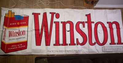 1979 Winston Banner - 9x3 | Type Schrift