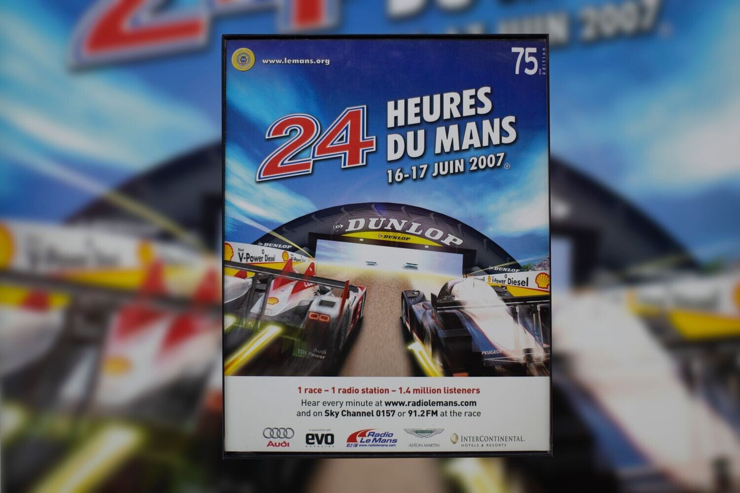 2007 24h Le Mans - Print Flyer | Type Schrift