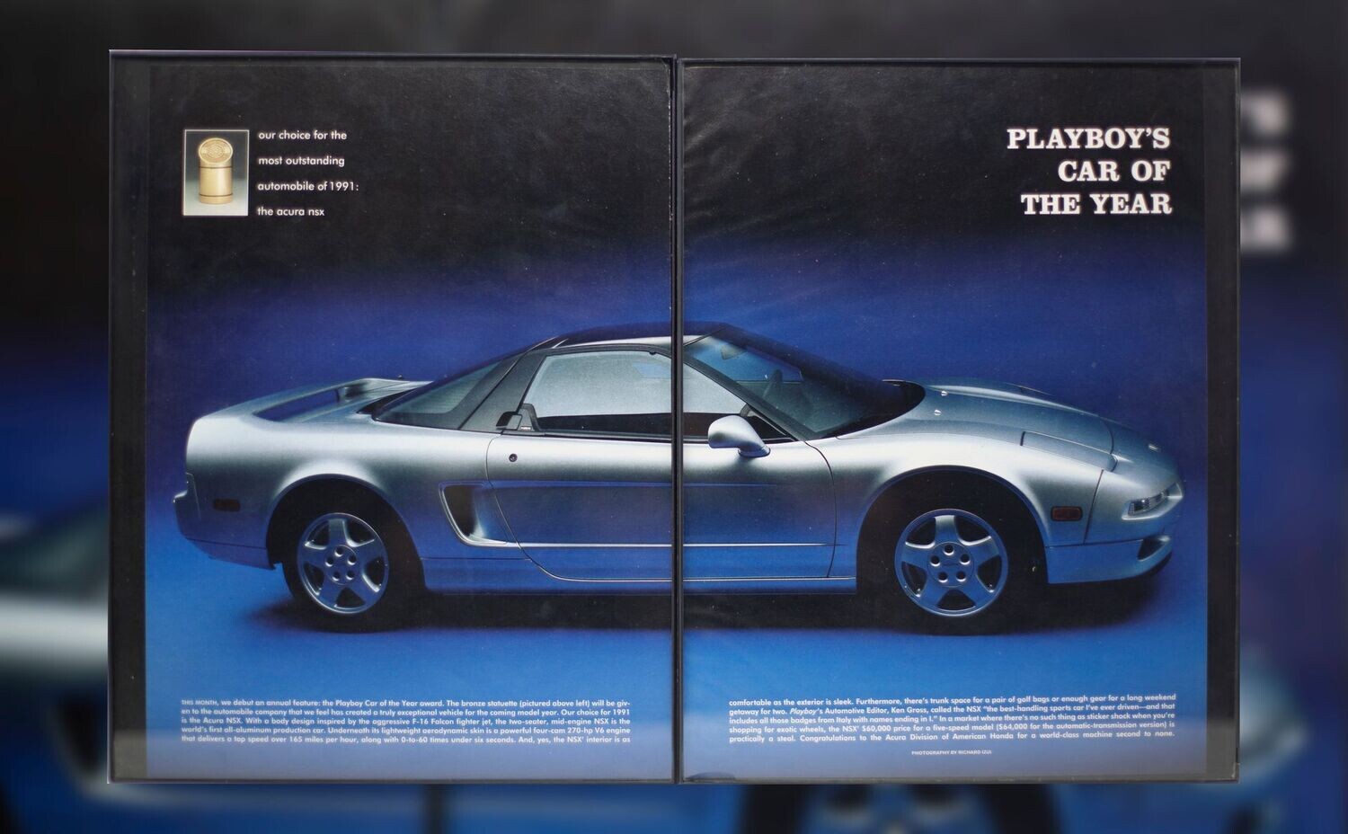 Acura NSX - Car of the Year | Type Schrift