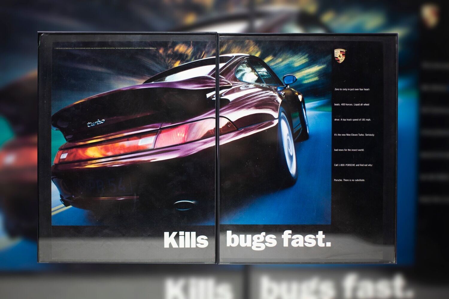 Porsche 993 Turbo - Kills Bugs Fast. | Type Schrift