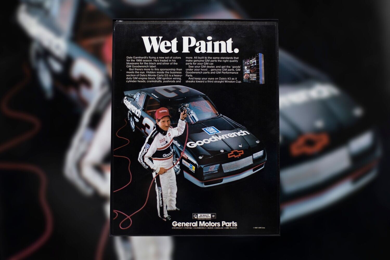 Dale Earnhardt - Wet Paint | Type Schrift