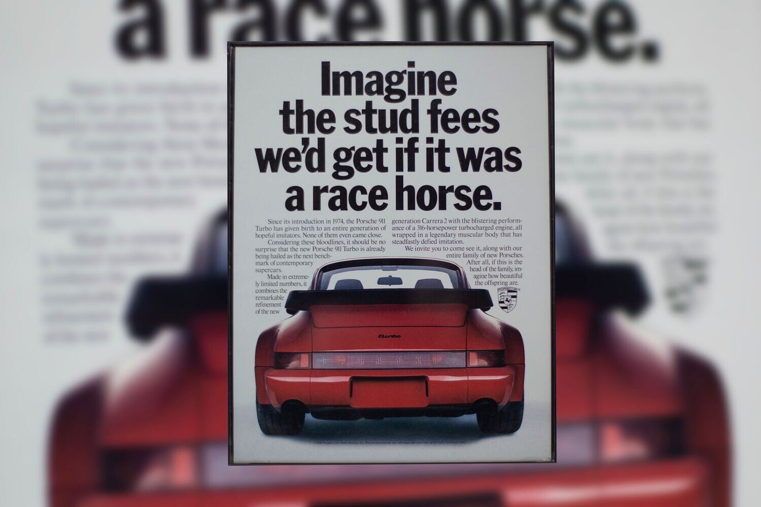 Porsche 964 Turbo - Stud Fees. | Type Schrift
