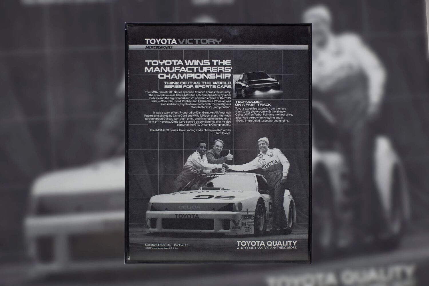 Toyota Celica GTO - Toyota Victory | Type Schrift