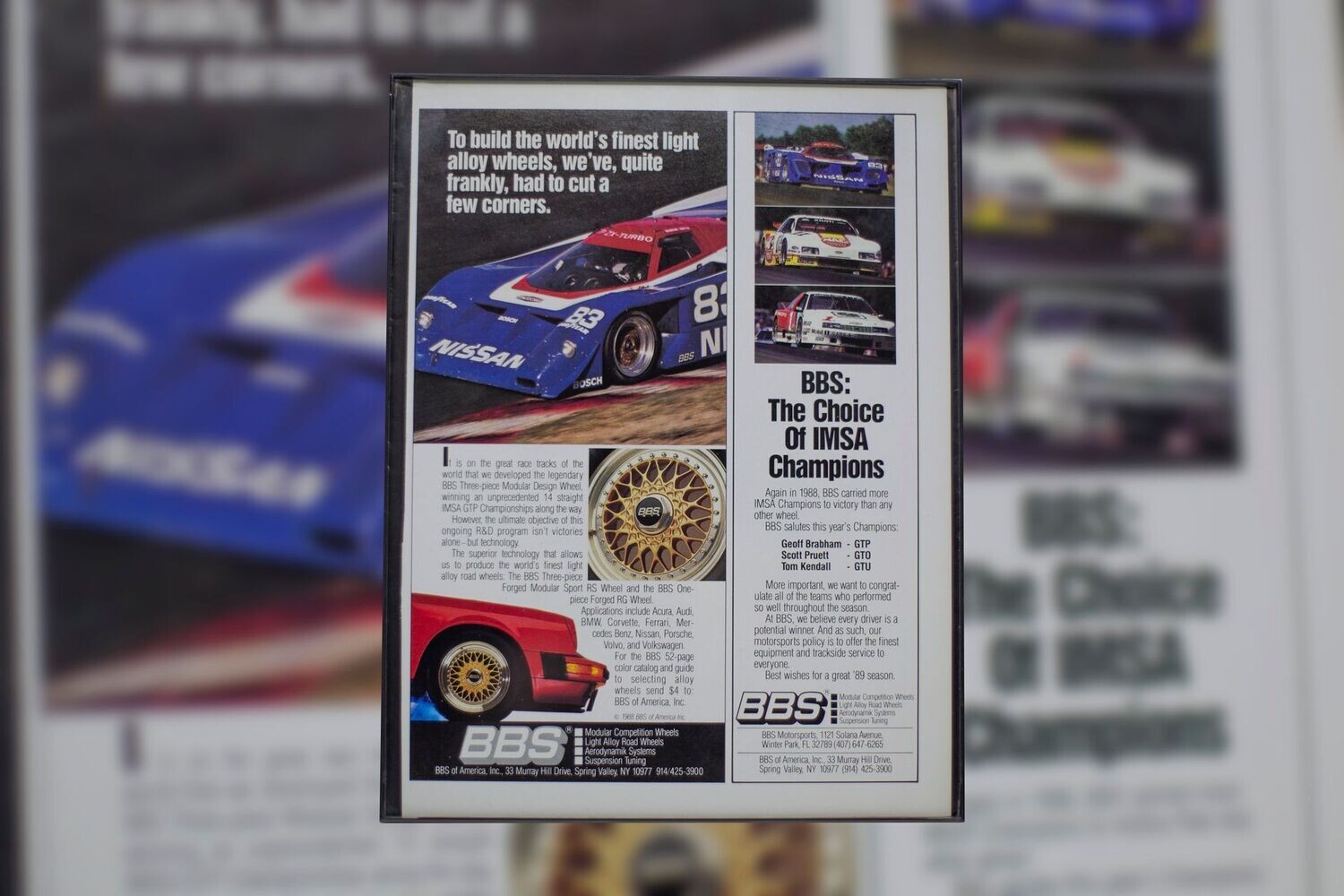 BBS Motorsport - Nissan GTP | Type Schrift