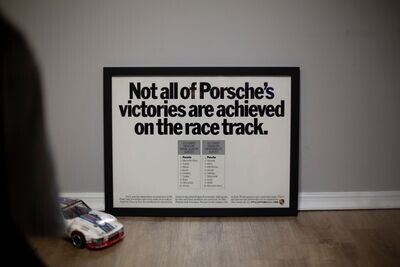 Porsche 1988 - Not all victories. 18x24 | Type Schrift