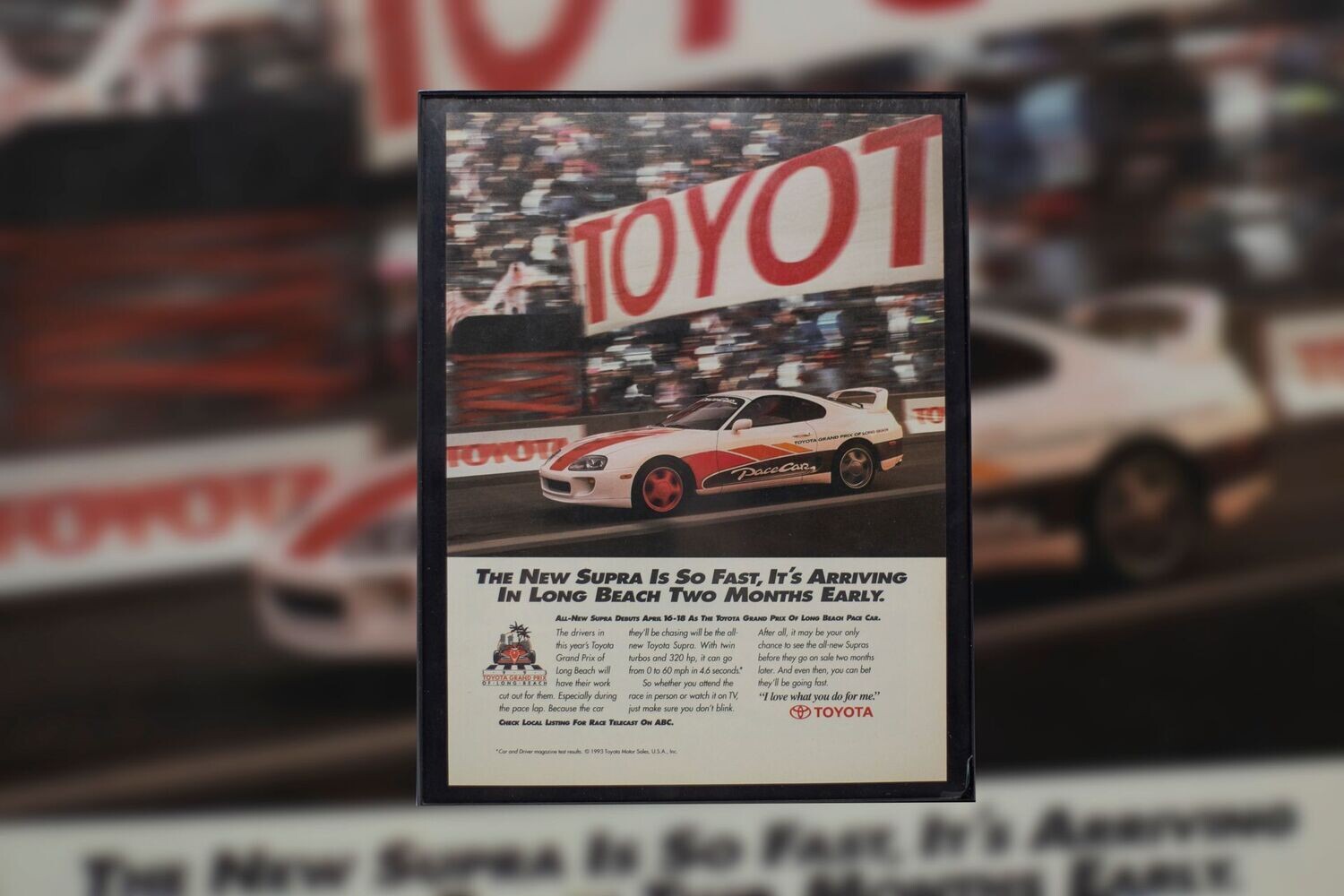 Toyota MK4 Supra - Long Beach | Type Schrift