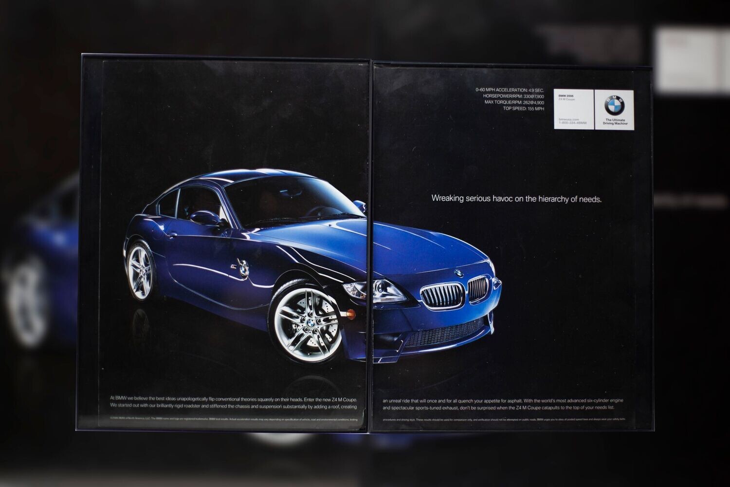 BMW Z4M - E86  | Type Schrift